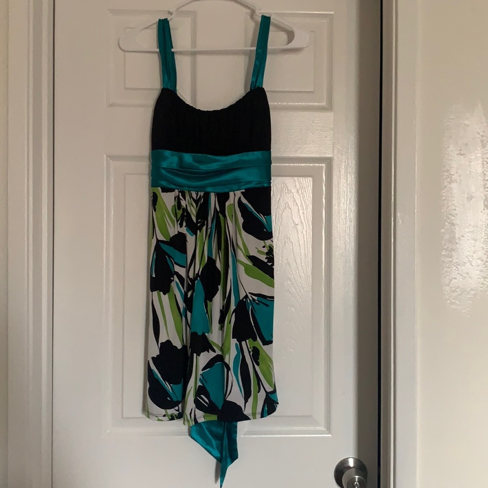 Teal dress